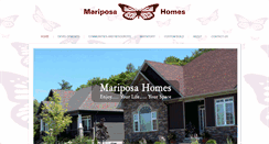 Desktop Screenshot of mariposahomes.ca