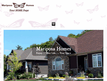 Tablet Screenshot of mariposahomes.ca